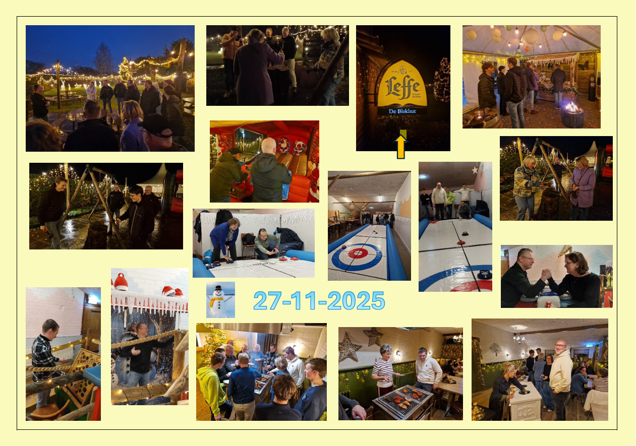 Personeelsuitje Winterbbq de Blokhut