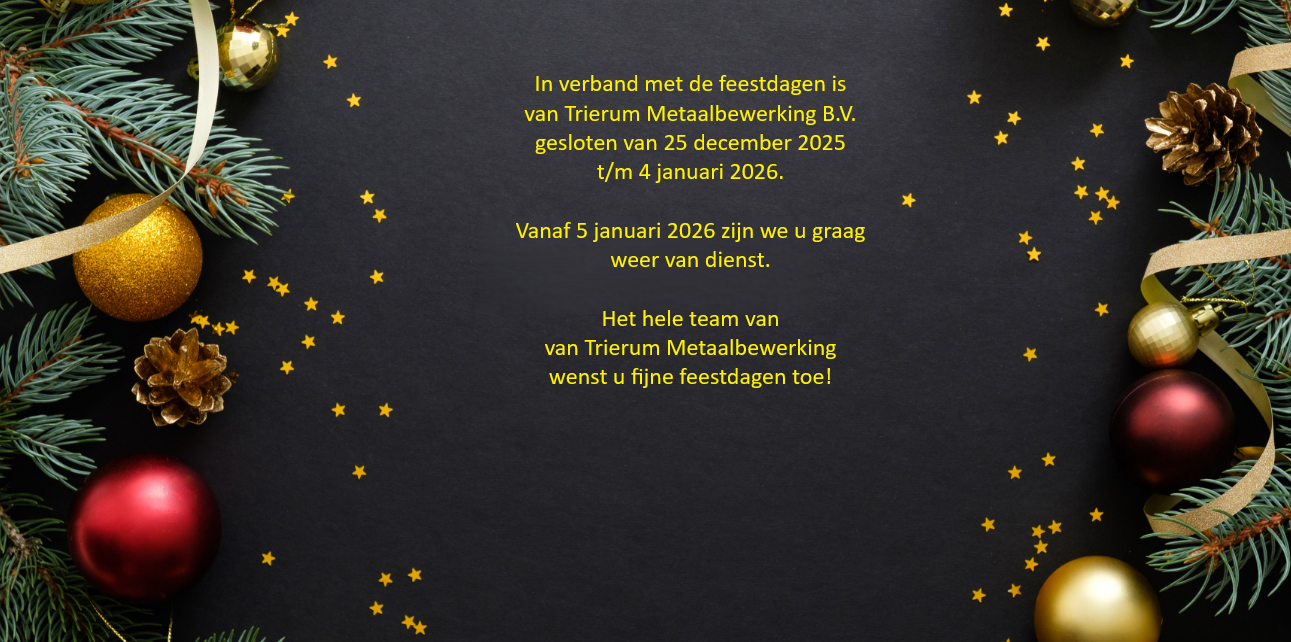 Sluiting Feestdagen 2025